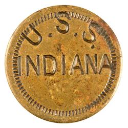 U.S.S. INDIANA Naval Token :