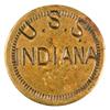 Image 1 : U.S.S. INDIANA Naval Token :