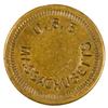 Image 1 : 1896-1919 - U.S.S. MASSACHUSETTS Naval Token :
