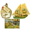 Image 1 : c1885 - Bitters and Whiskey Bottle Advertisements, Large & Colorful :