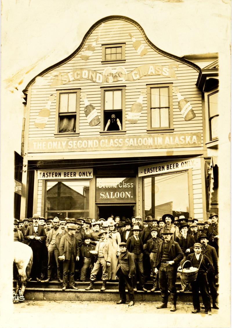 Nome,AK Nome County July 1, 1901 Second Class Saloon Photograph