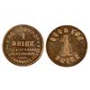 Image 1 : Mont Bullion,CA - Mariposa county - Bon Ton Saloon Token : 1 drink -