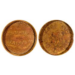 San Francisco,CA - Arcade Saloon Token : 5c -