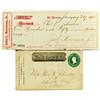 Image 1 : San Francisco,CA - January 29, 1875 - J.C. Morrison Jr. Receipt and Cover :