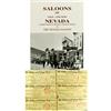 Image 1 : Carson City,NV - 1895 - Bullion and Exchange Checks and "Saloon's of (old-And New) Nevada" Book :