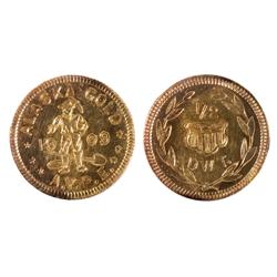 AK - 1909 - Alaska Gold Token :  1 -