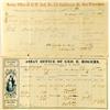 Image 1 : San Francisco,CA - September 26, 1863 - Bell, G. W. Assay Office Memorandum of Deposit :
