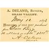 Image 1 : Grass Valley,CA - Nevada County - May 12, 1867 - Delano, A. Banker, Memorandum of Gold Dust Purchase