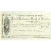 Image 1 : Austin,NV - Lander County - May 17, 1867 - First National Bank of Nevada Assay Office Receipt :
