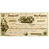 Image 1 : San Francisco,CA - 1853 - Adams & Co. Second of Exchange :