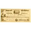 Image 1 : Mariposa,CA - 1853 - Adams & Co. Second of Exchange :