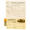 Image 1 : San Francisco,CA - c. 1868 - Sime, John & Co.; Second of Exchange and Letter :