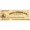 Image 1 : San Francisco,CA - 1855 - Lucas Turner & Co. Check :