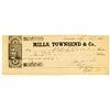 Image 1 : Sacramento,CA - Sept. 25, 1852 - Mills, Townsend & Co. Check :