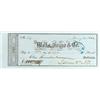 Image 1 : Carson City,NV - January 13, 1862 - Wells Fargo & Co. Bank Check :