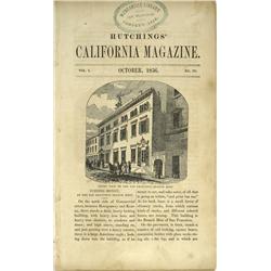 San Francisco,CA - 1856 - Hutchins California Magazine Vol.1 No. IV October 1856 :