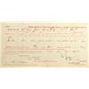 Image 1 : Denver,CO - June 27, 1875 - Denver Mint Memorandum of Gold Bullion Deposit :