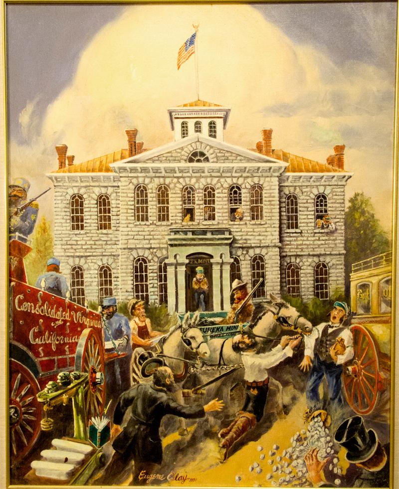 Carson City,NV Ormbsy County 1974 Carson City Mint Painting