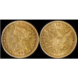 Carson City,NV - Ormsby County - 1892 - Carson City US Coin $10 Gold :