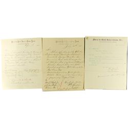 Carson City,NV - Ormsby County - 1889-1891 - Mint/Mine Correspondences :