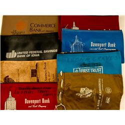 c1930-1990 - Bank Bags: American Draw String and Zipper Bag Collection :