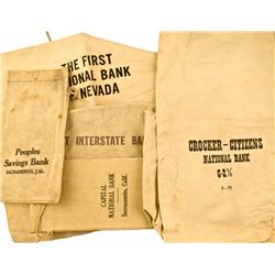 c1930-1990 - Bank Bags: California & Nevada Collection :