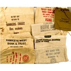 c1930-1990 - Bank Bags: Midwestern US Collection :