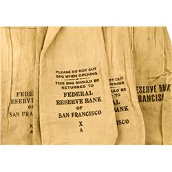 c1917-1945 - Bank Bags: Seattle Collection - Federal Reserve Bank of San Francisco Coin Bags :