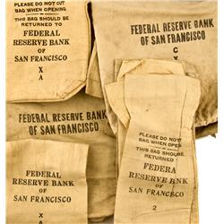 c1917-1945 - Bank Bags: Seattle Collection -Federal Reserve Bank of San Francisco Bag Set :