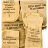 Image 1 : c1917-1945 - Bank Bags: Seattle Collection -Federal Reserve Bank of San Francisco Bag Set :
