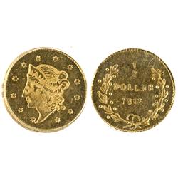 San Francisco,CA - 1855 - California Fractional Gold :