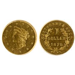 San Francisco,CA - 1870 - California Fractional Gold :