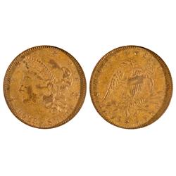 c1850s - Counter - California $10 :