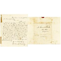 Jackson Creek,CA - Calaveras County - 1 September 1850 - Gold Rush Letter :