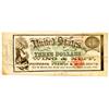 Image 1 : Sacramento,CA - June 14, 1877 - Wing & Neff $3 Advertising Note :