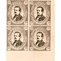 San Francisco,CA - 1854 - Adams & Co. Express Tokens :