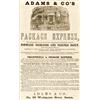San Francisco,CA - Adams & Co. Package Express Advertisement :