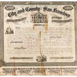 San Francisco,CA - July 1 1860 - Board of Education Bond :