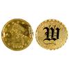 San Francisco,CA - 1850 - Five Dollar Gold Moffat Love Token :