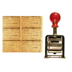 Sisson (Shasta),CA - c1919 - Wells Fargo & Co. Way-Bill Receipt/Serial Stamp Device :