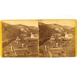 Central City,CO - Clear Creek, Gilpin County - c1875 - Bird’s Eye View Stereoview :