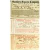 Image 1 : GA - March 31, 1870 - Southern Express Bills of Lading :