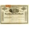 Image 1 : Oneida County,MT - July 12, 1867 - Oneida Montana Gold and Silver Mining Co. Stock *Territorial* :