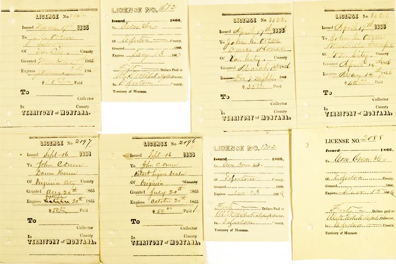 Virginia City,MT Madison County 18661877 Orem, John "Con