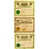 Image 1 : AZ - 1903,1904,1909 - Tripolite Gold, Industrial and King Fortune Mining Stock Certificates (3) :