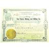 Image 1 : Clifton,AZ - Greenlee County - August 2, 1909 - Polaris Mining and Milling Co. Stock Certificate *Te