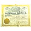 Image 1 : Yavapai County,AZ - April 9, 1909 - Consolidated Copper Creek Mining Co. Stock Certificate *Territor