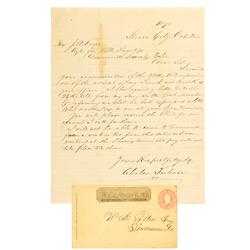 Sacramento,CA - Wells Fargo & Co Express Cover and Letter :