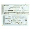 Image 1 : San Francisco,CA - San Francisco Savings Bank Checks :