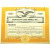 Image 1 : CO - Quick-Pay Gold Mines, Inc. Stock Certificate :